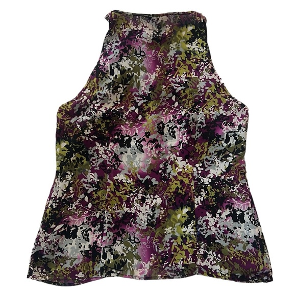 🌻 S.L.B. Petite Ruffle Neck Patterned Blouse - Picture 5 of 7